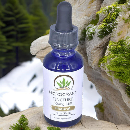 CBD Oil Tincture- Broad Spectrum 500 Mg.